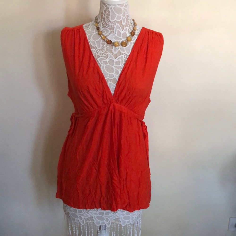 Orange Summer Top